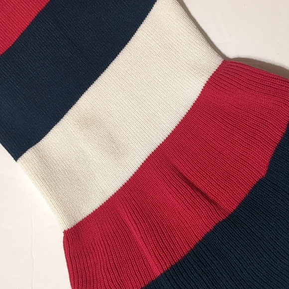 LOFT  Long sleeved  striped knit sweater dress size medium M - Picture 8 of 8